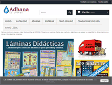 Tablet Screenshot of adhana.com